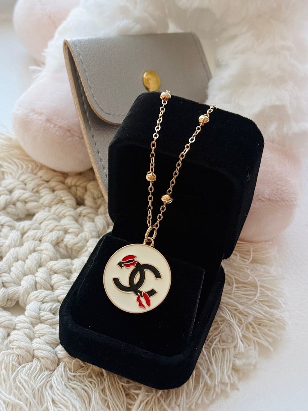 ✨ Vintage ONLY 1! CHANELGraphic Upcycled Necklace: BOGO Sale! ✨